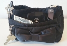 Pochette Noeud Satin Noir Tintamar