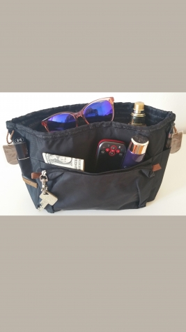 Grande pochette Noir Tintamar